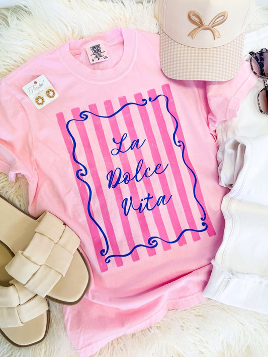 La Dolce Vita Striped Tee