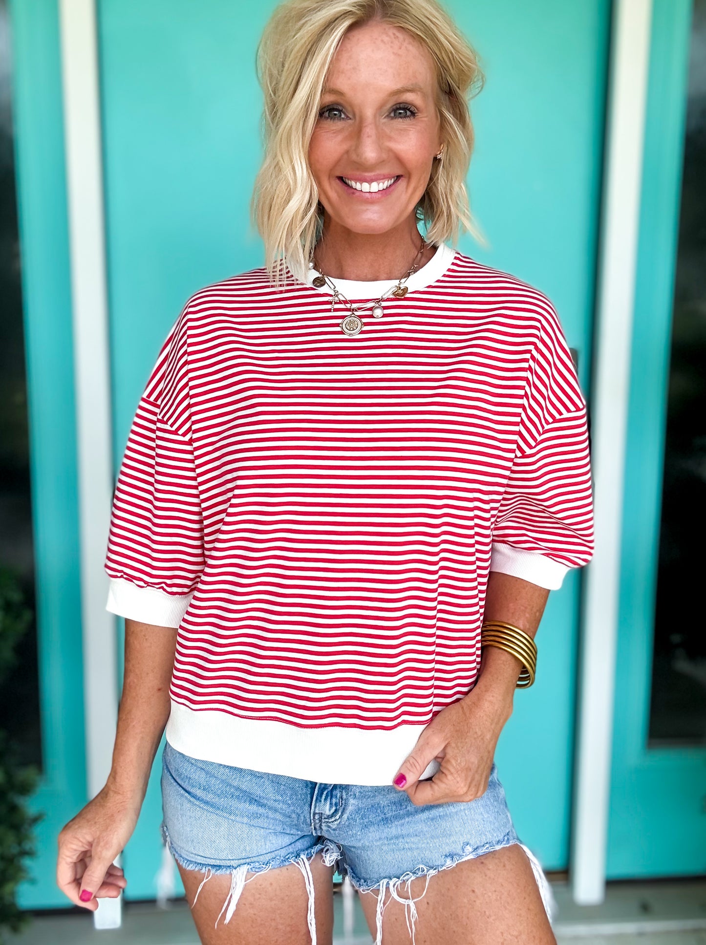 Sweet Sailor Striped Top