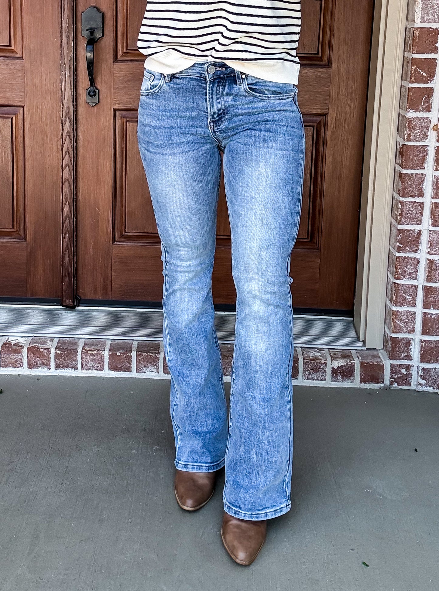 Madelyn Mid Rise Flare Jeans