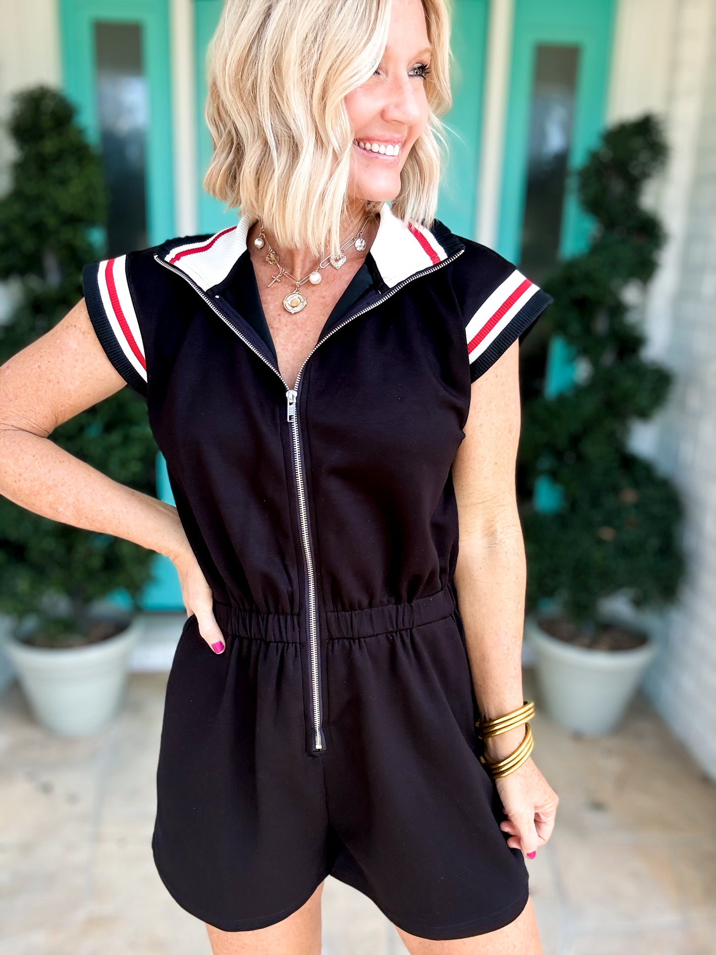 Gameday Got Cuter Scuba Romper