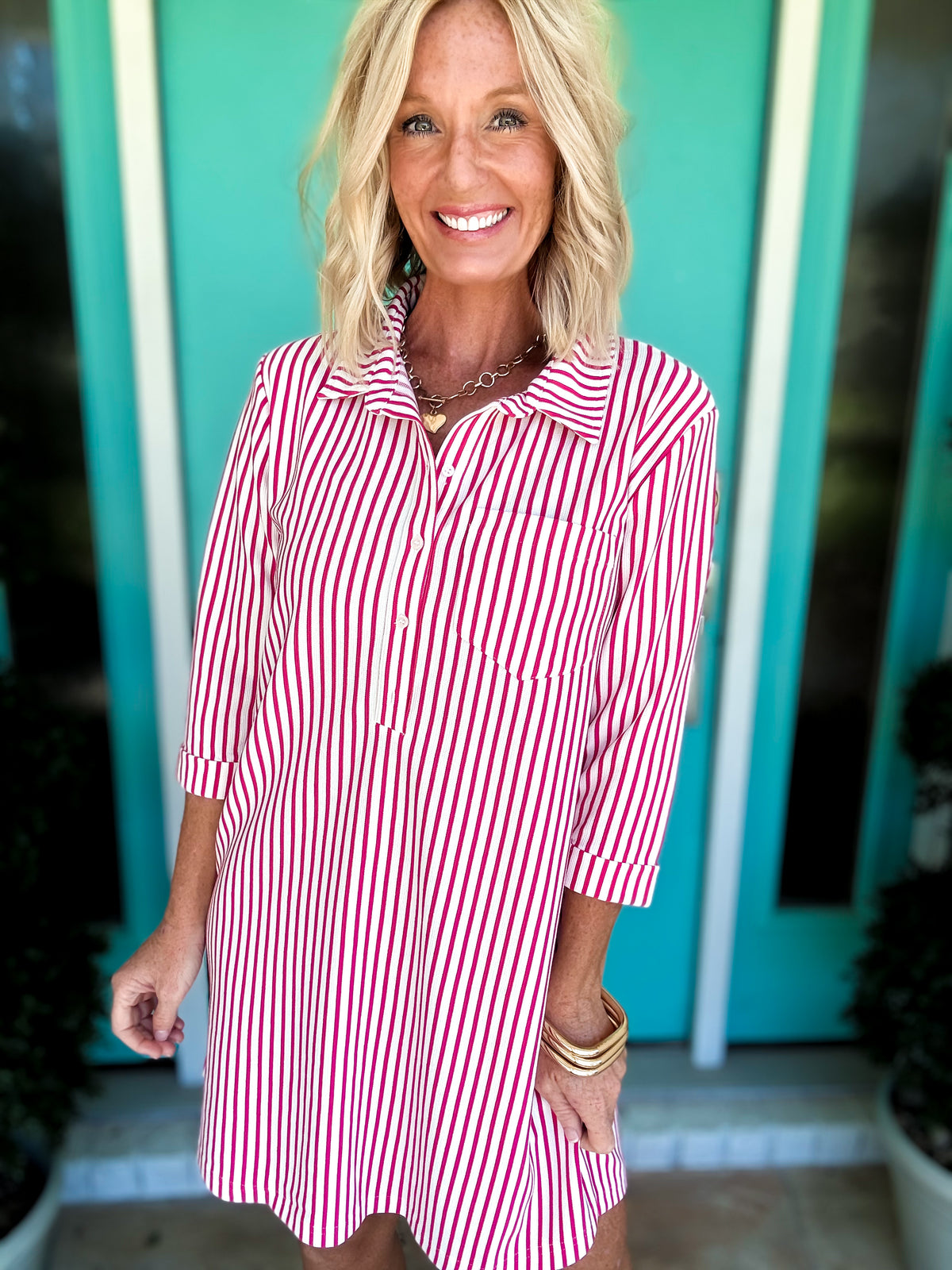 The Stripe Society Dress