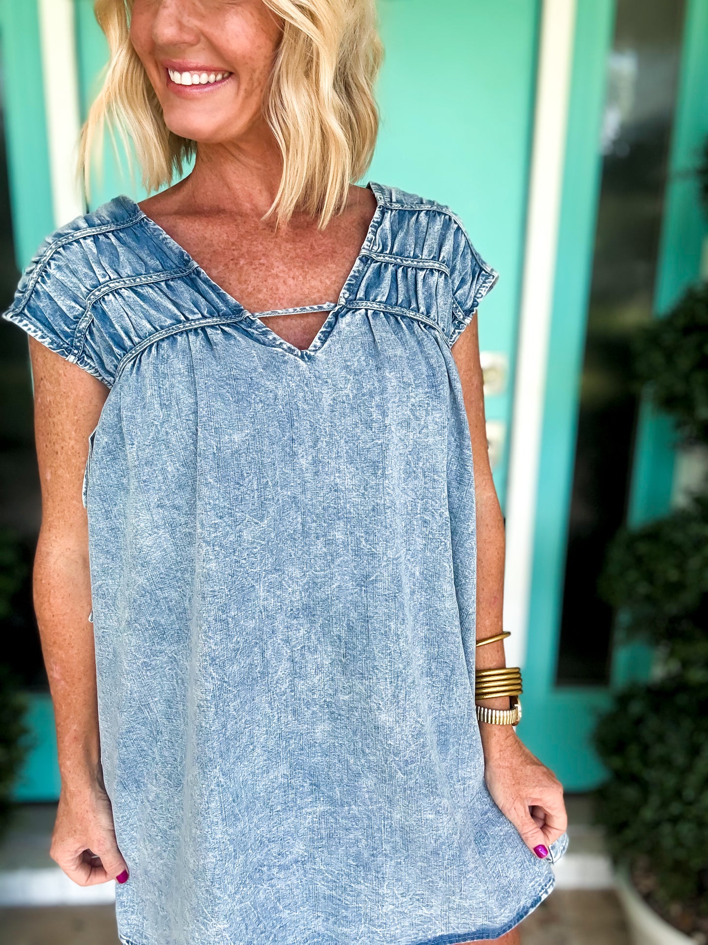 Southern Chambray Dress