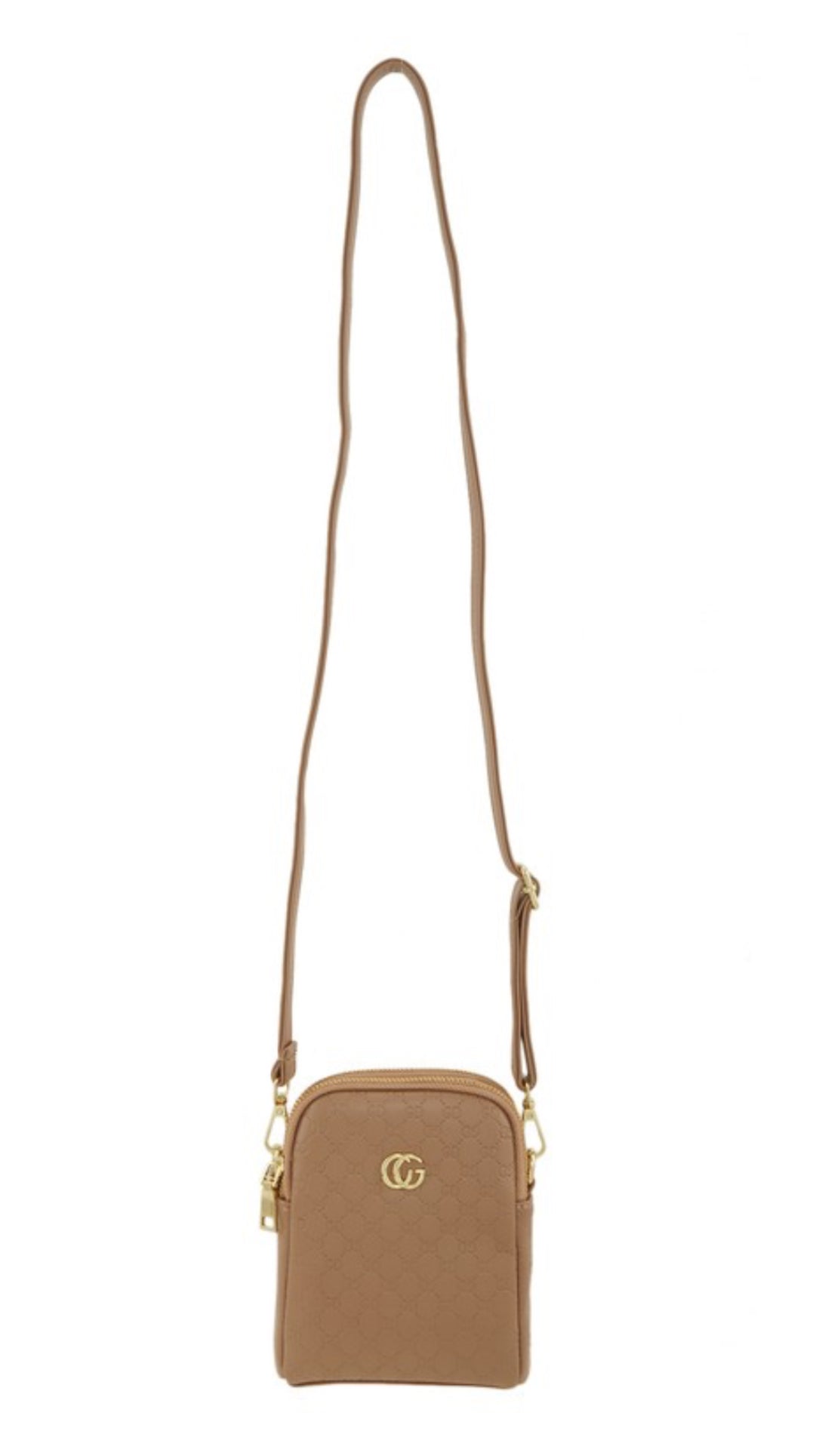 CG Buckle Quilted Crossbody Bag