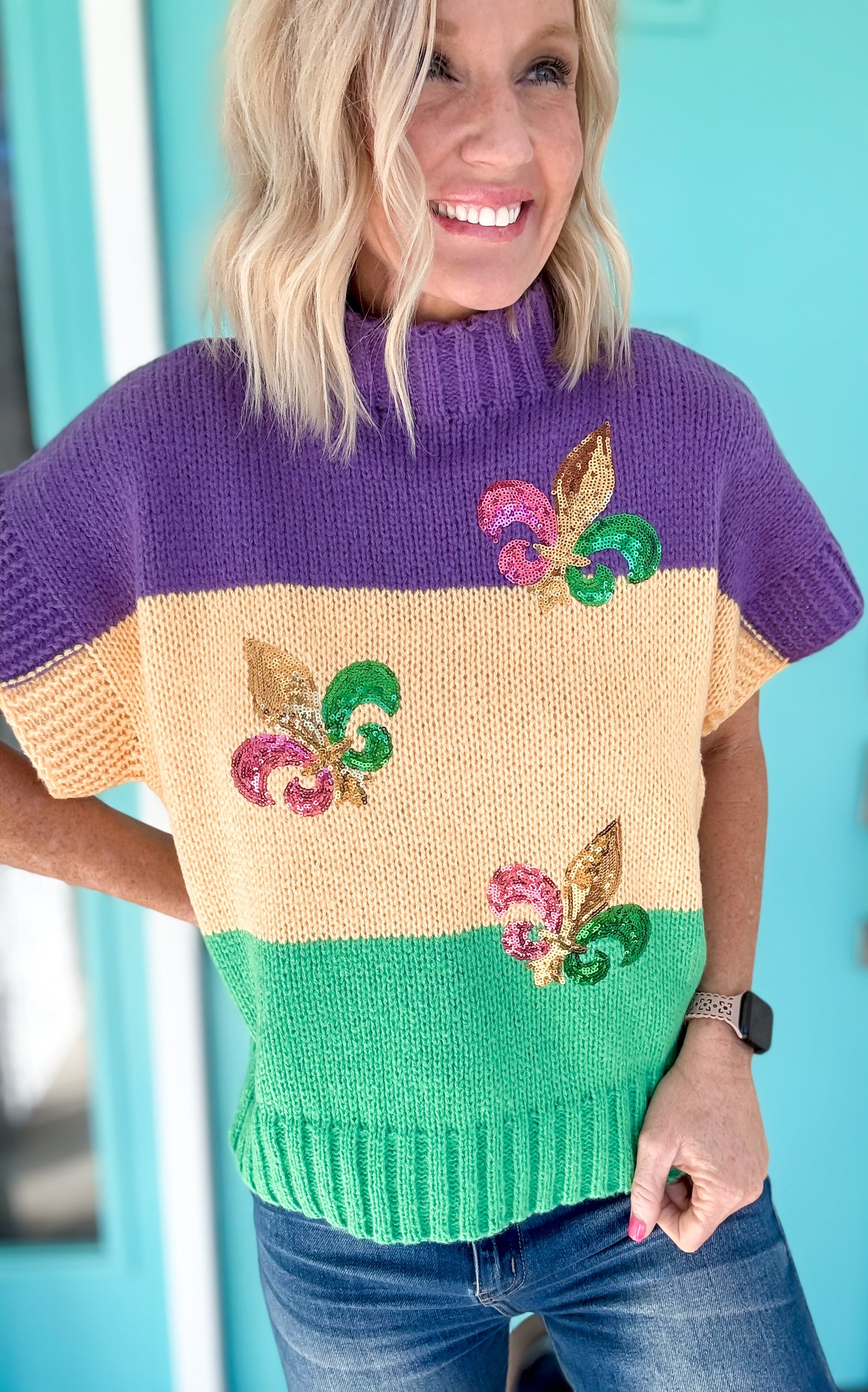 Glitter Gras Glam Sweater