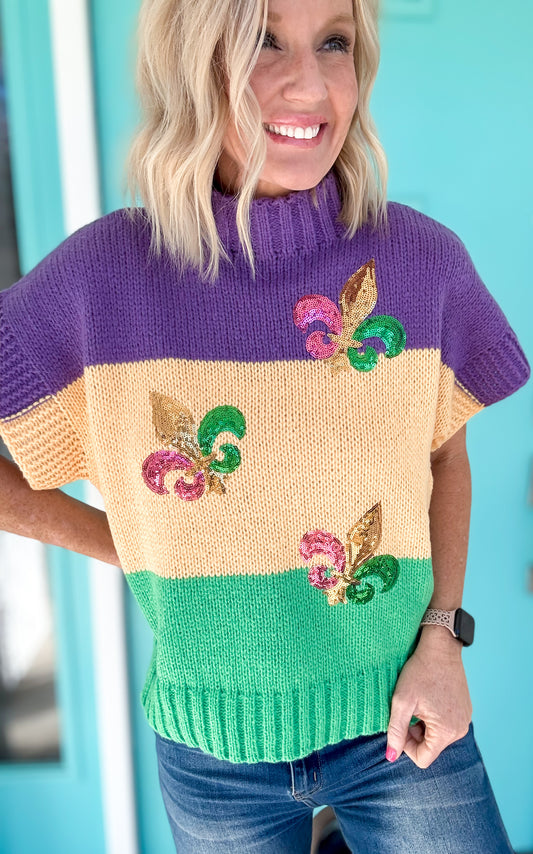 Glitter Gras Glam Sweater