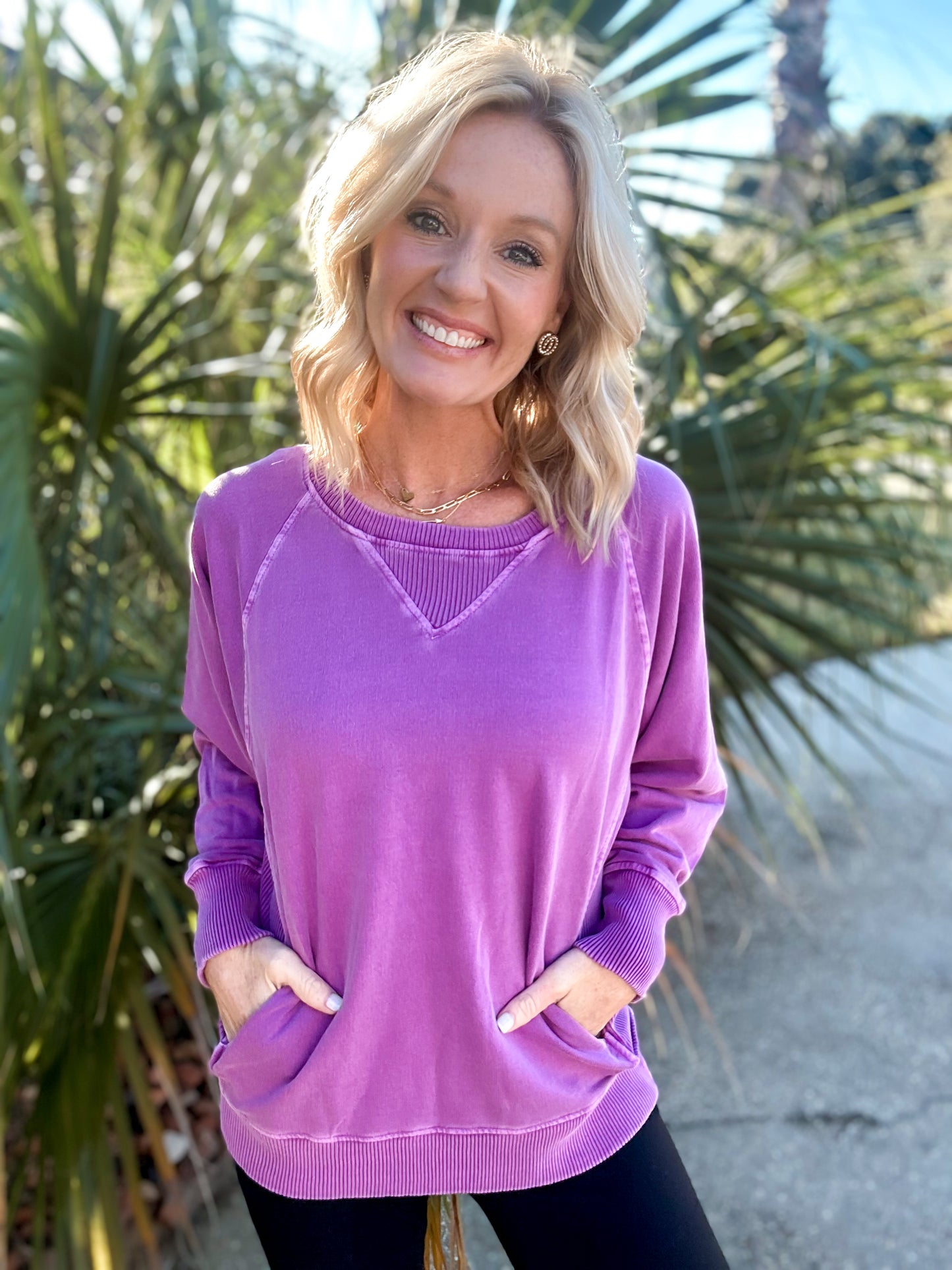 The Annette Spring French Terry Pullover