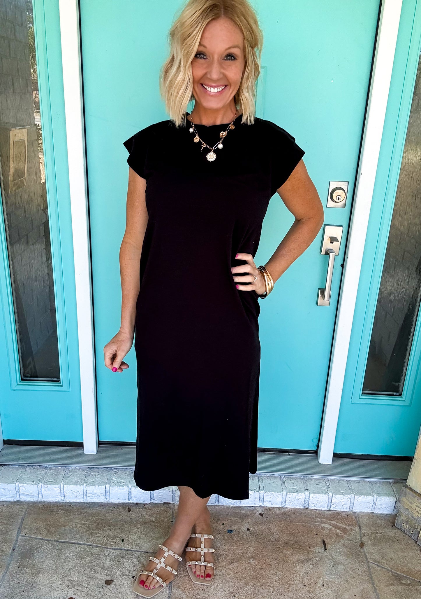 Sunny Days Midi Tee Dress