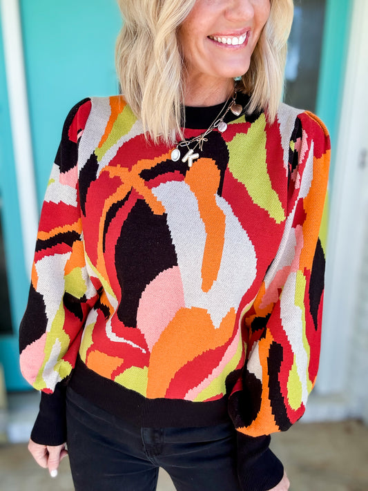 Harvest Heart Sweater