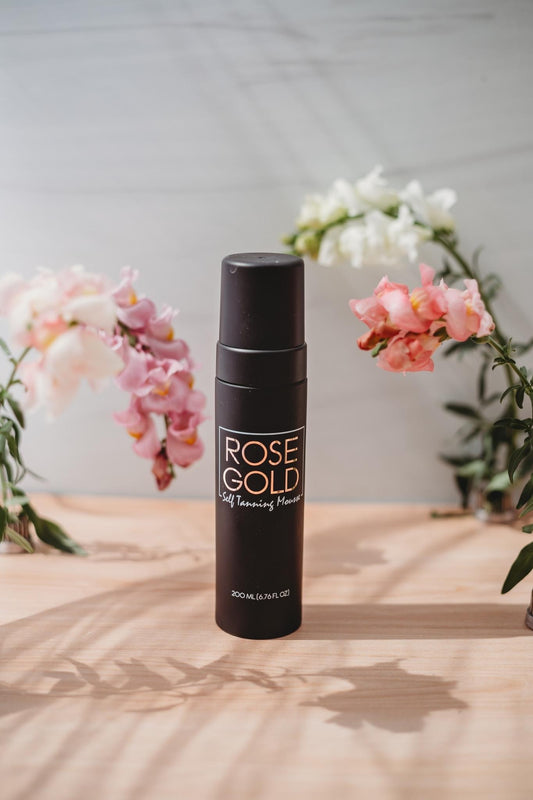 Rose Gold Sunless Tanning Mousse