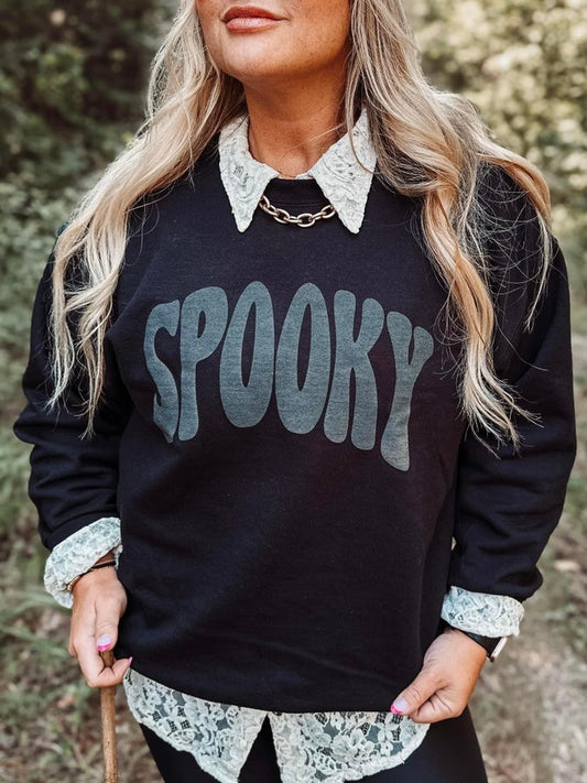 Spooky Graphic Sweatshirt