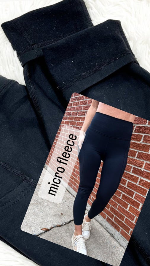 Tummy Control Micro Fleece Signature Leggings w/Pockets *Twenty 17 brand