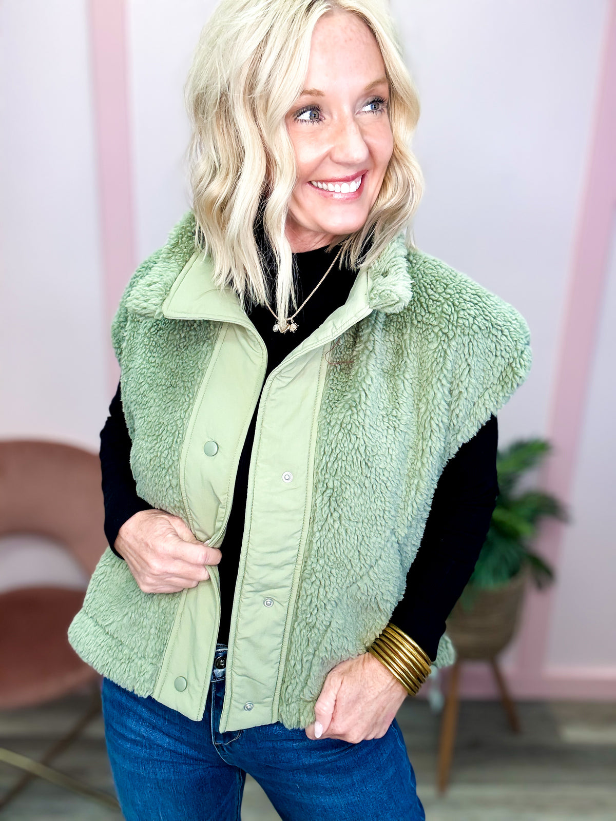 The Seasons Sherpa Vest