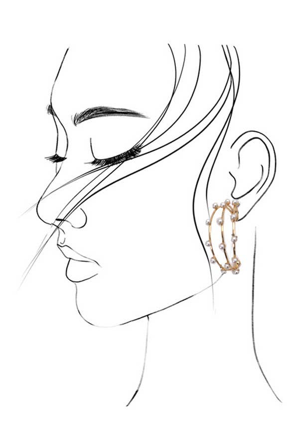 Pearl Perfection Hoops
