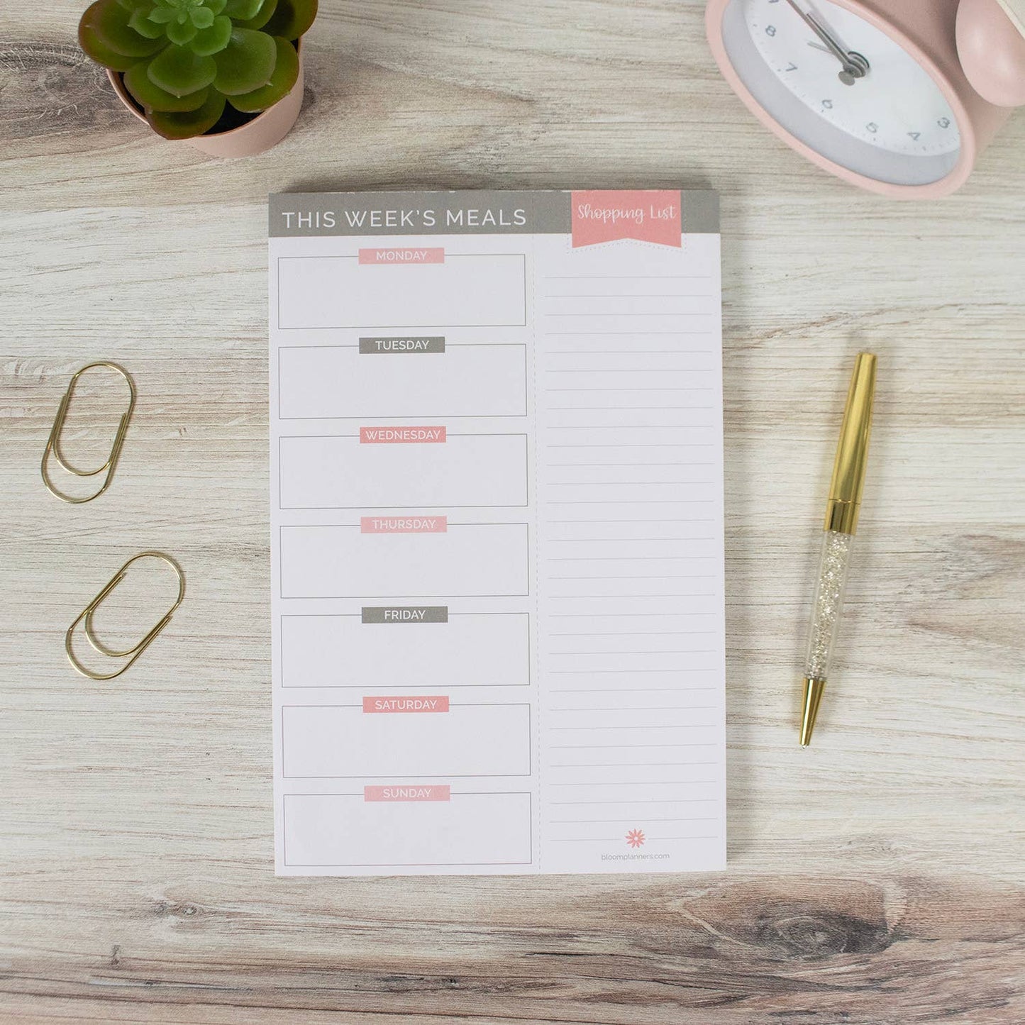 6x9 Magnetic Meal Planning Pad