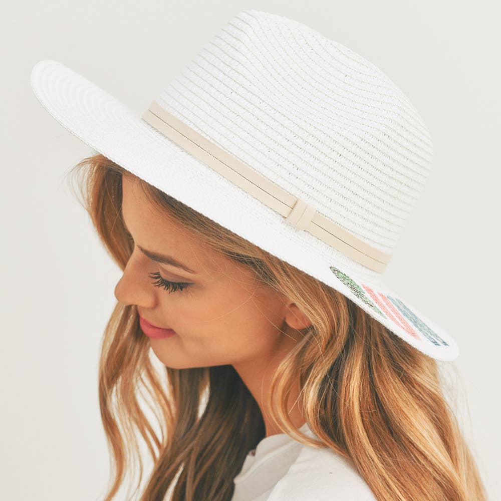 Sun Please Sequin Fedora Hat