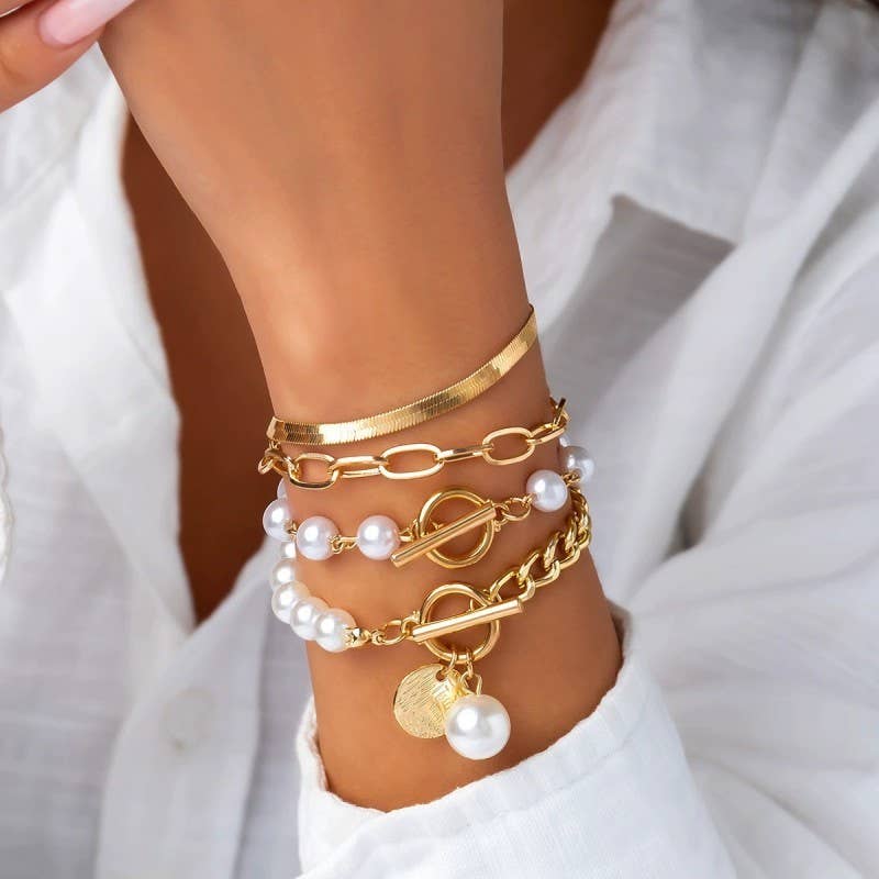 Layered Luxe Bracelet Set