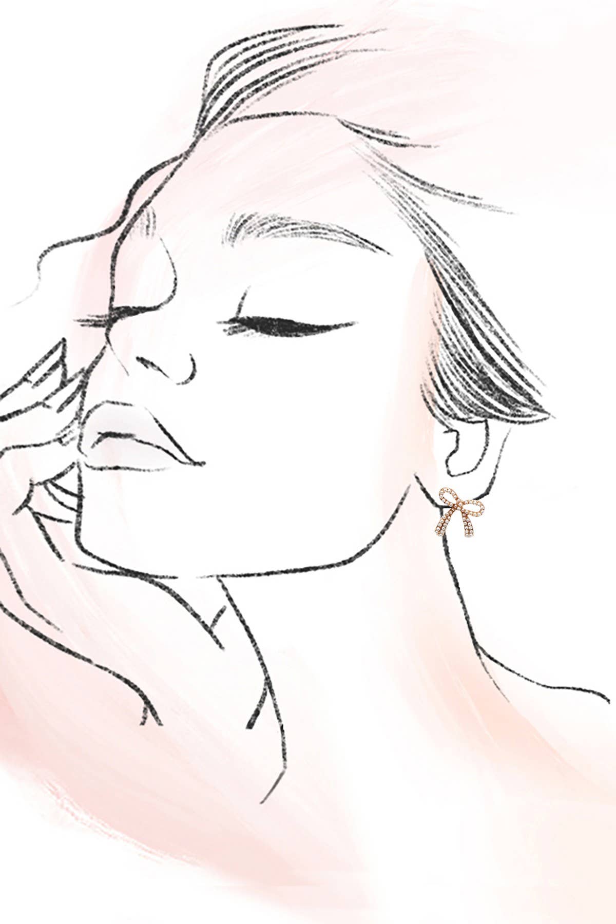 Bow Babe Stud Earring Set
