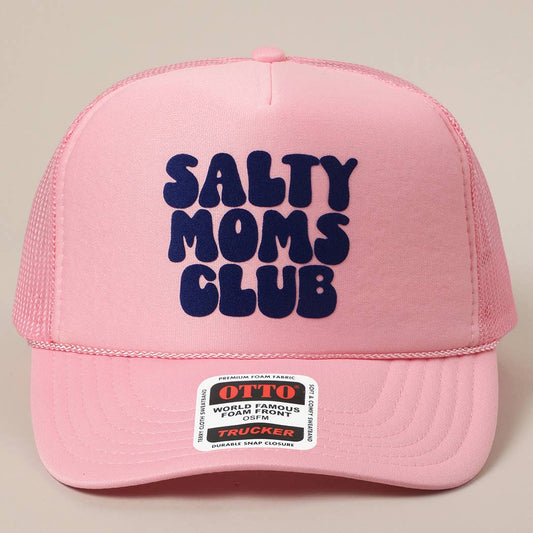 Salty Moms Club Printed Mesh Back Trucker Hat
