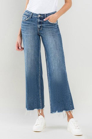 Mesmerized Cropped Wide Leg Jeans by Lovervet